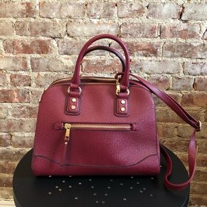 Aldo Red Satchel with Long Strap